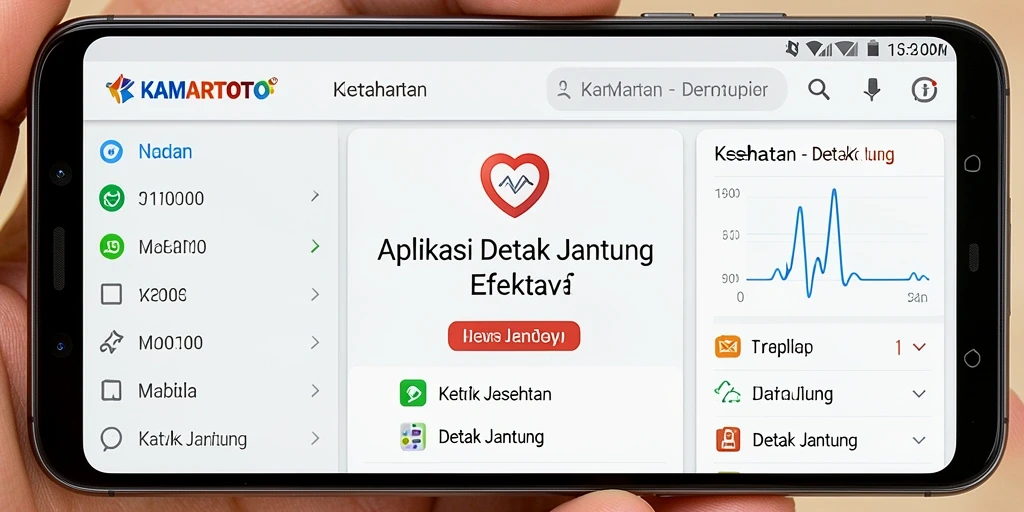 Antarmuka KAMARTOTO yang modern dan informatif.